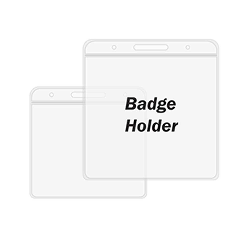 Clear Plastic Badge Holder