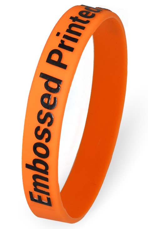 Embossed Printed Wristbands 