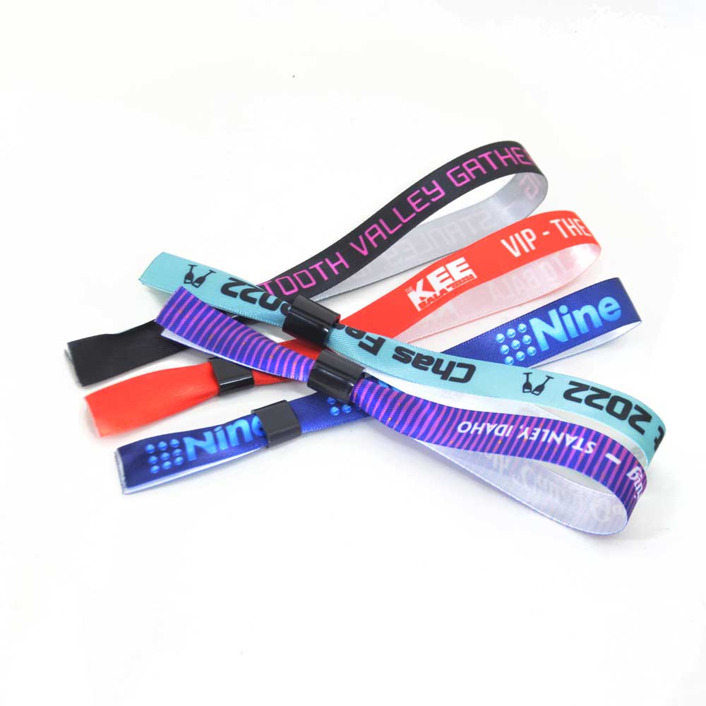 'Full Color Printed Fabric Wristbands','Cloth wristbands'