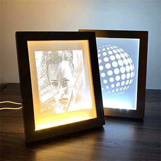 LED Acrylic Photo Frame