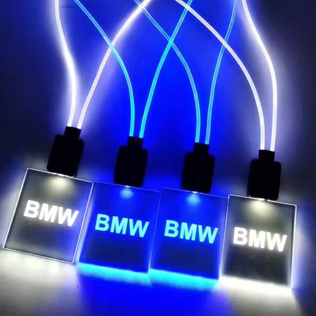 LED rechargeable Lanyards with acrylic badge   thumb 274