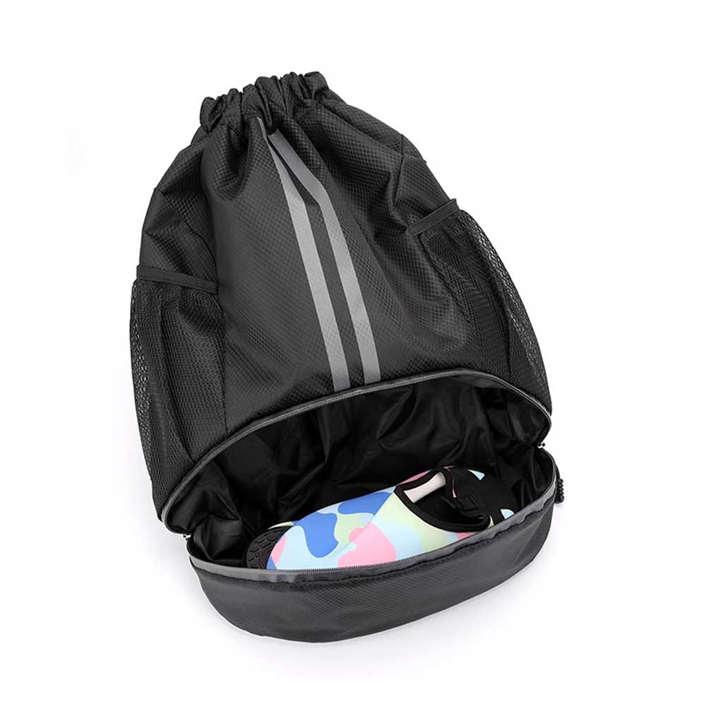 Sports Drawstring Backpack with wet separation pocket thumb 304