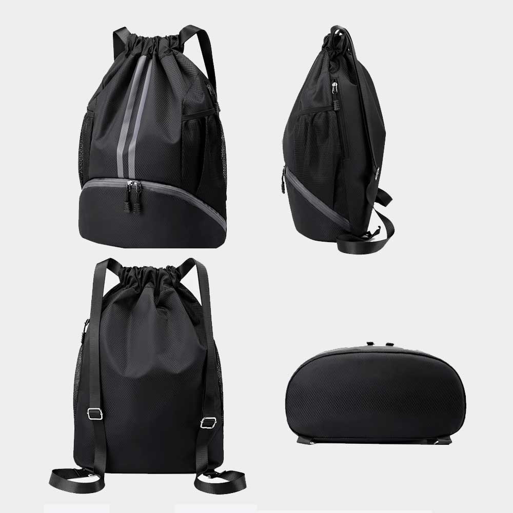 Sports Drawstring Backpack with wet separation pocket thumb 303