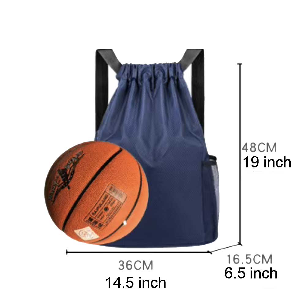 Basketball Drawstring Backpack with Side Pocket thumb 308
