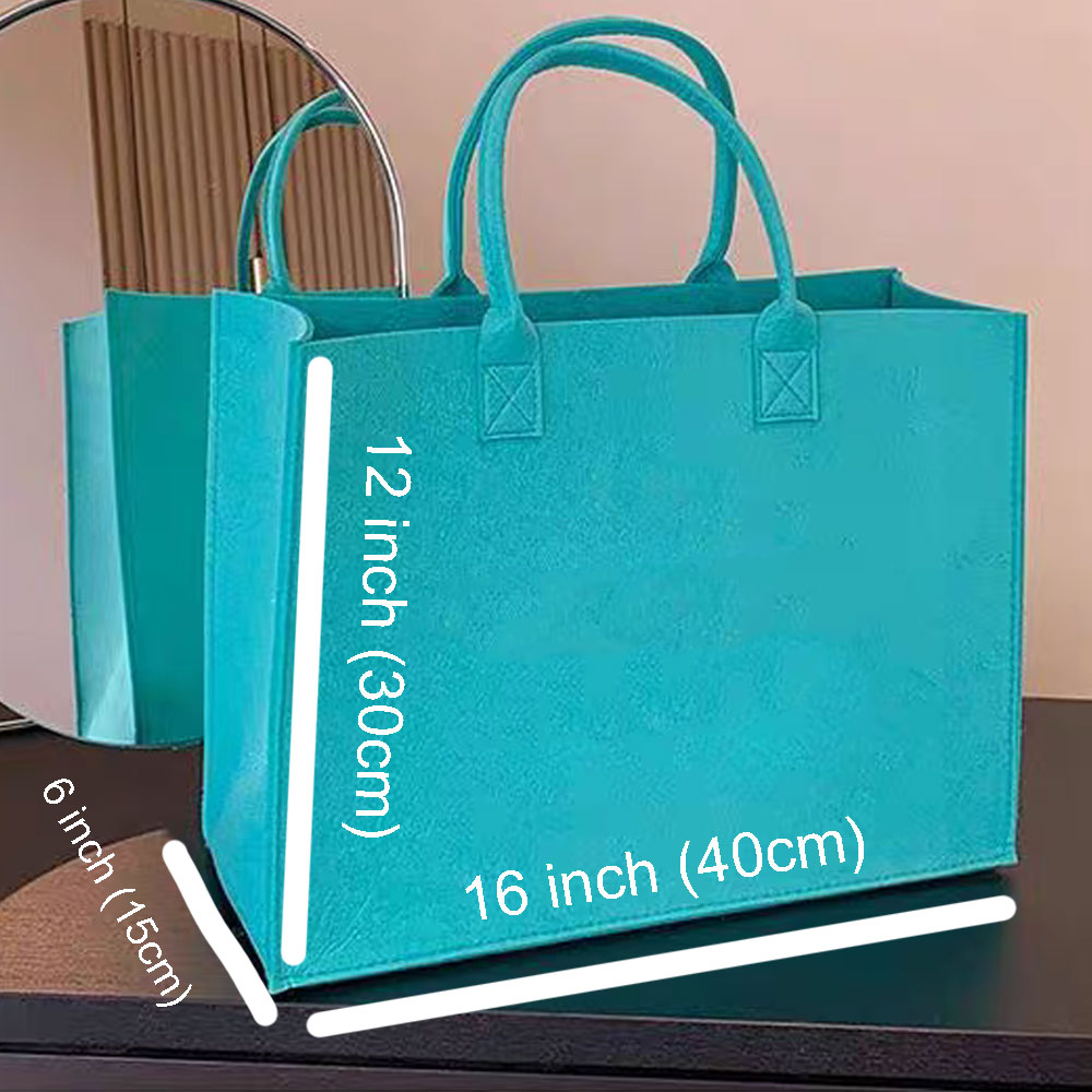 Custom Felt Large Shopping Hand Bag thumb 314