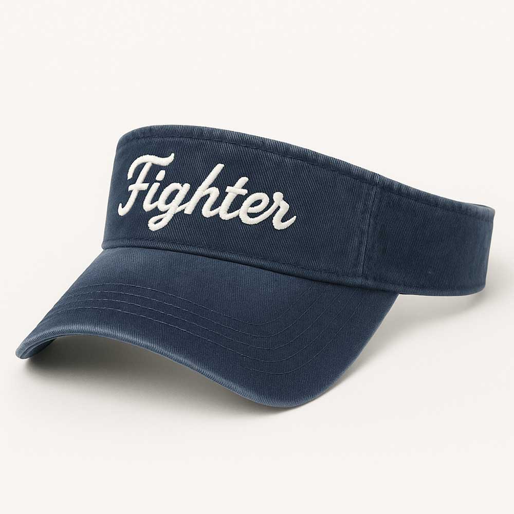 Visor Cap Wash Cotton with 3D Embroidery  thumb 390