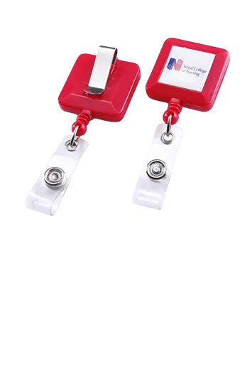 Square Badge Reel