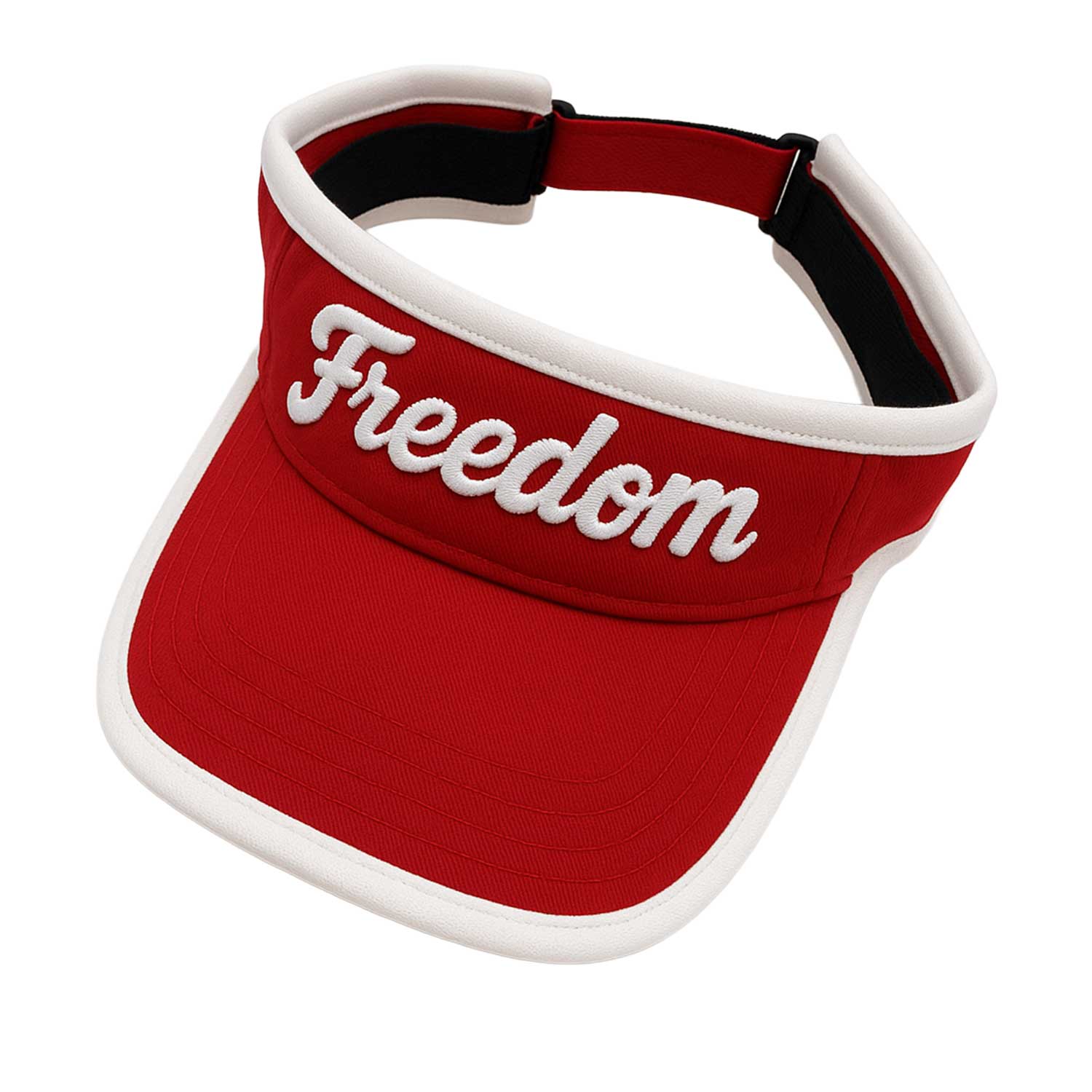 Visor Cap With Lining and 3D Embroidery