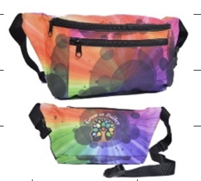 3 Zipper Fanny Pack  Waist Bag