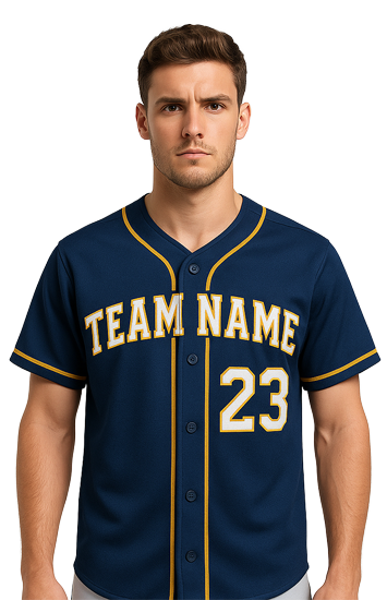 Custom Baseball Jersey Tackle Embroidery