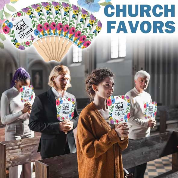 Bread Shape Paper Hand Held Fan with Wooden Handle thumb 457