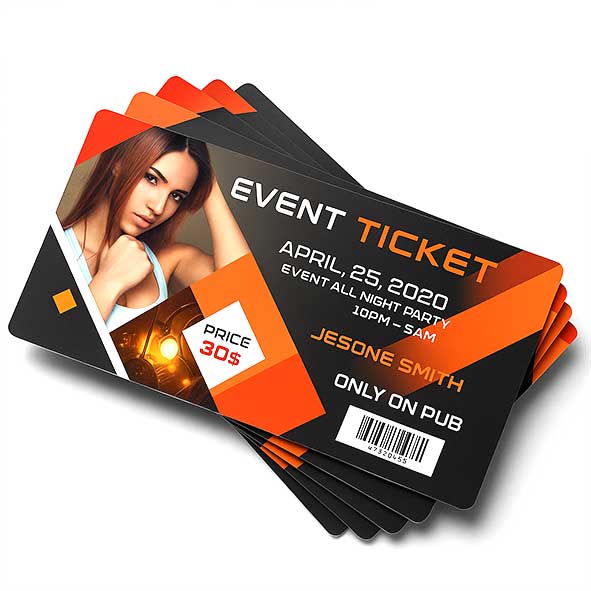 Event Ticket page
