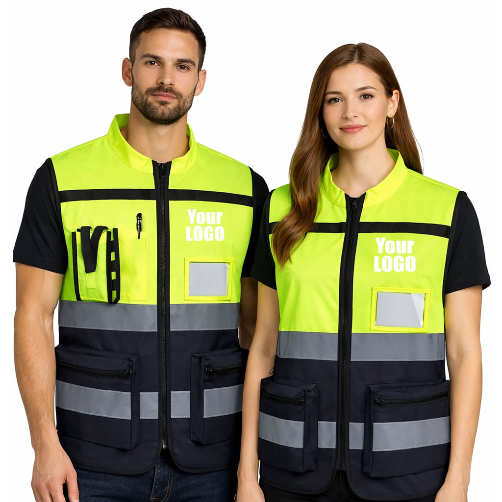 Heavy Duty Reflective Safety Vest with Pocket thumb 468