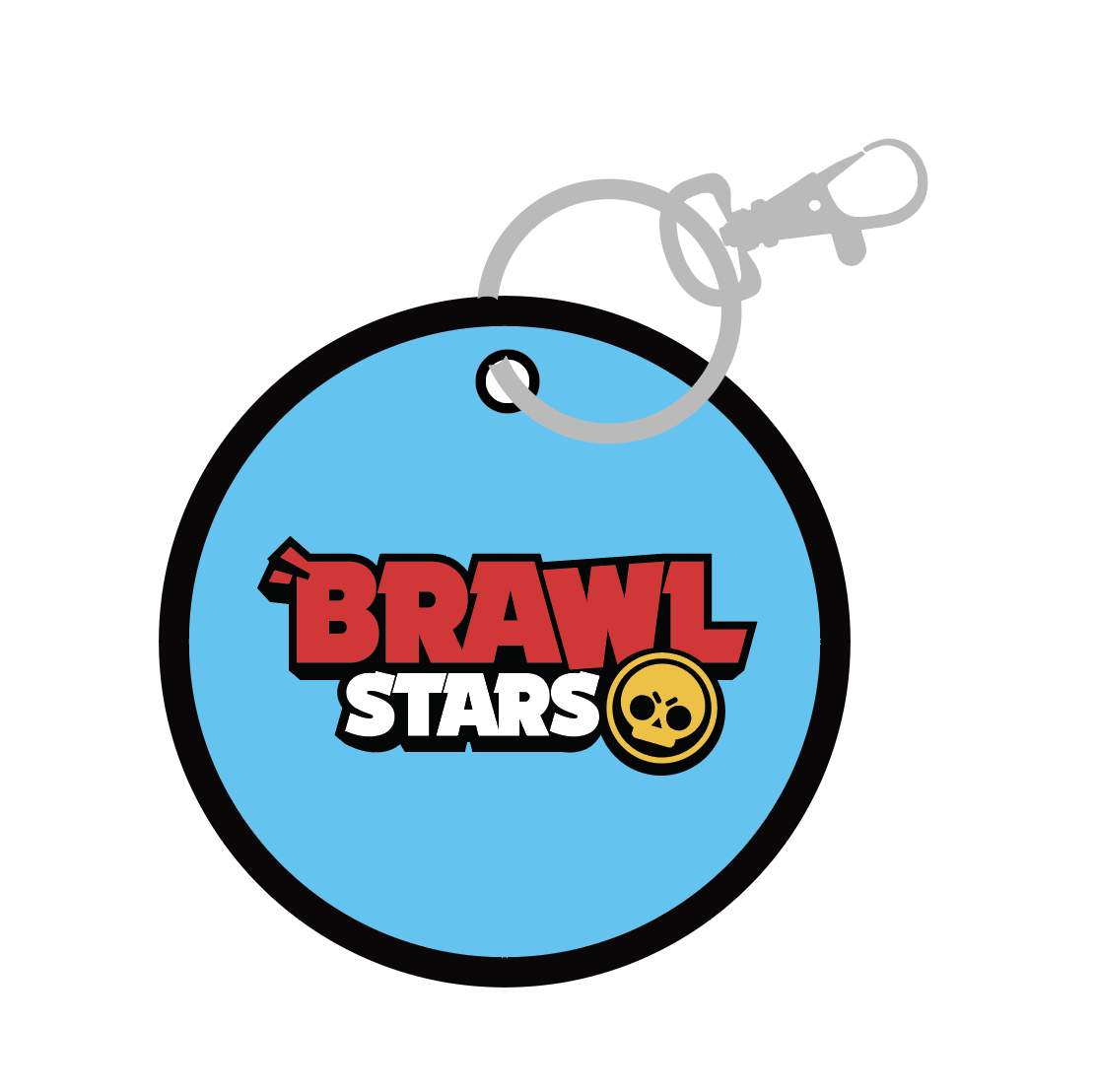 Round Woven Embroidered Keyring page