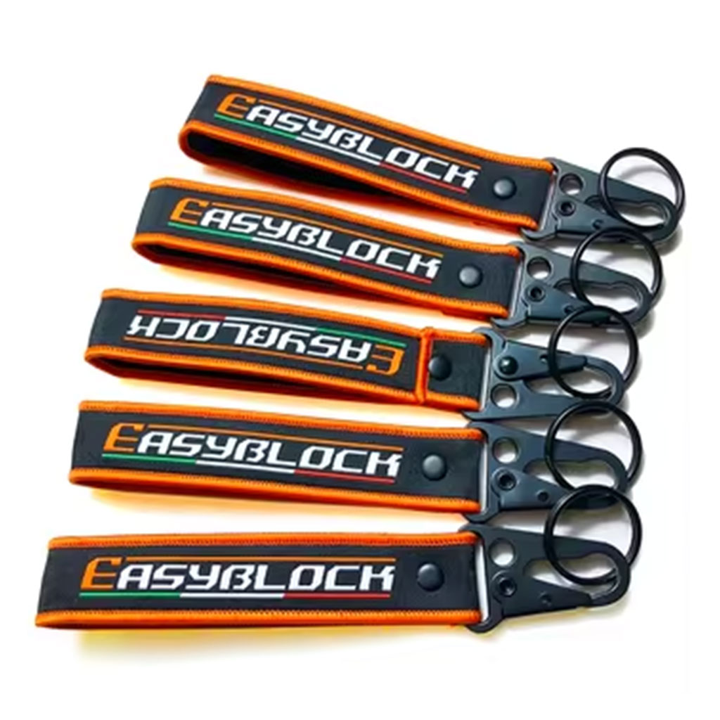 Heavy Duty Woven Embroidered Keyring thumb 502