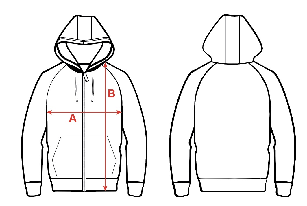 310 GSM Interlock Fleece Sublimation Full Zip Hoodie w/ Pockets