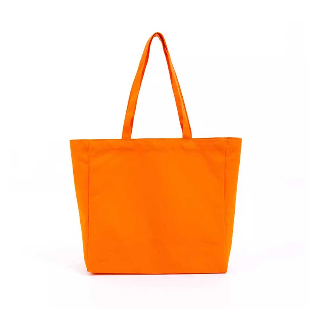 Colored Canvas Large Tote Bag