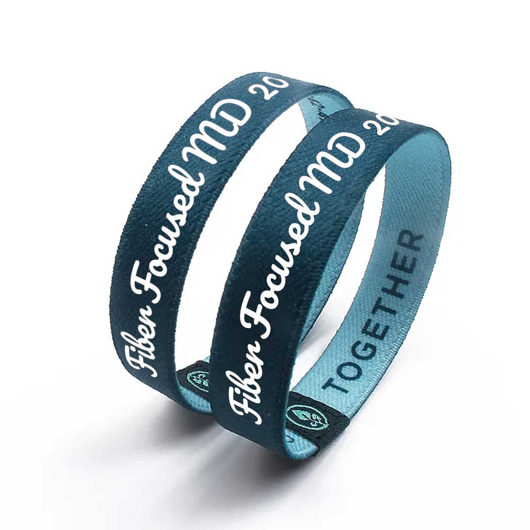 Custom Elastic Fabric Wristbands