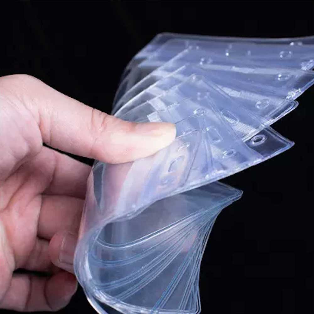 Clear Plastic Badge Holder thumb 130