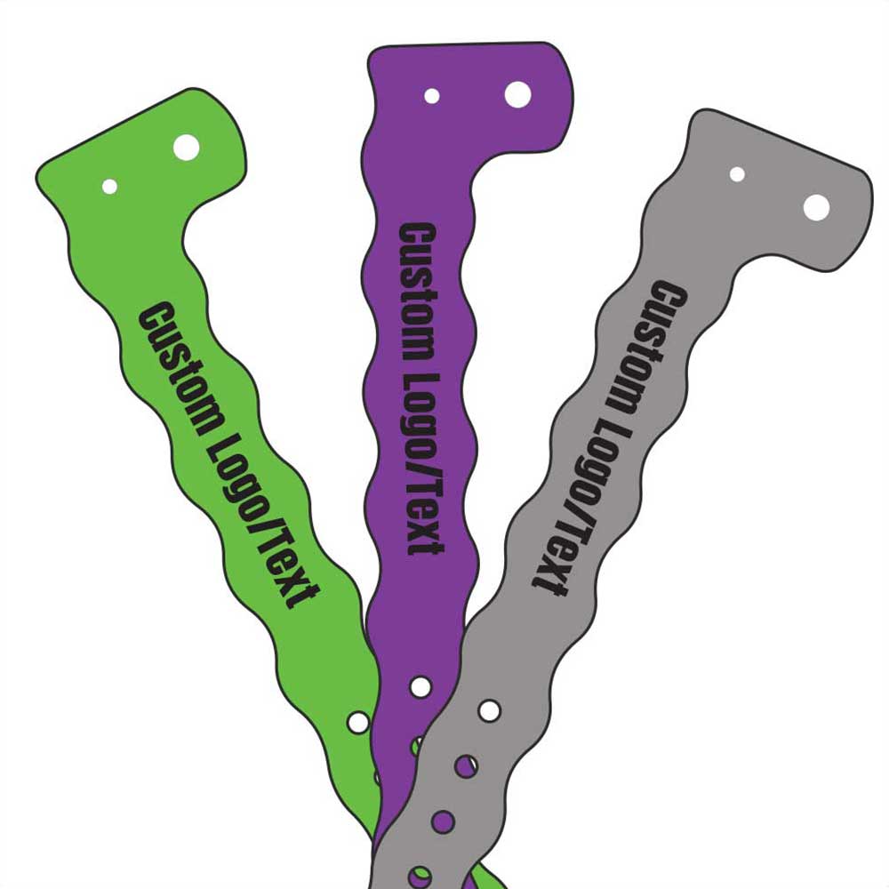 'Wavy Vinyl Wristbands','Wavy Vinyl','Vinyl Wristbands','Vinyl '