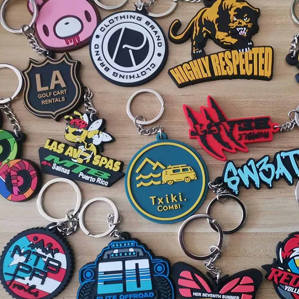 Custom Embossed PVC keyring  thumb 193