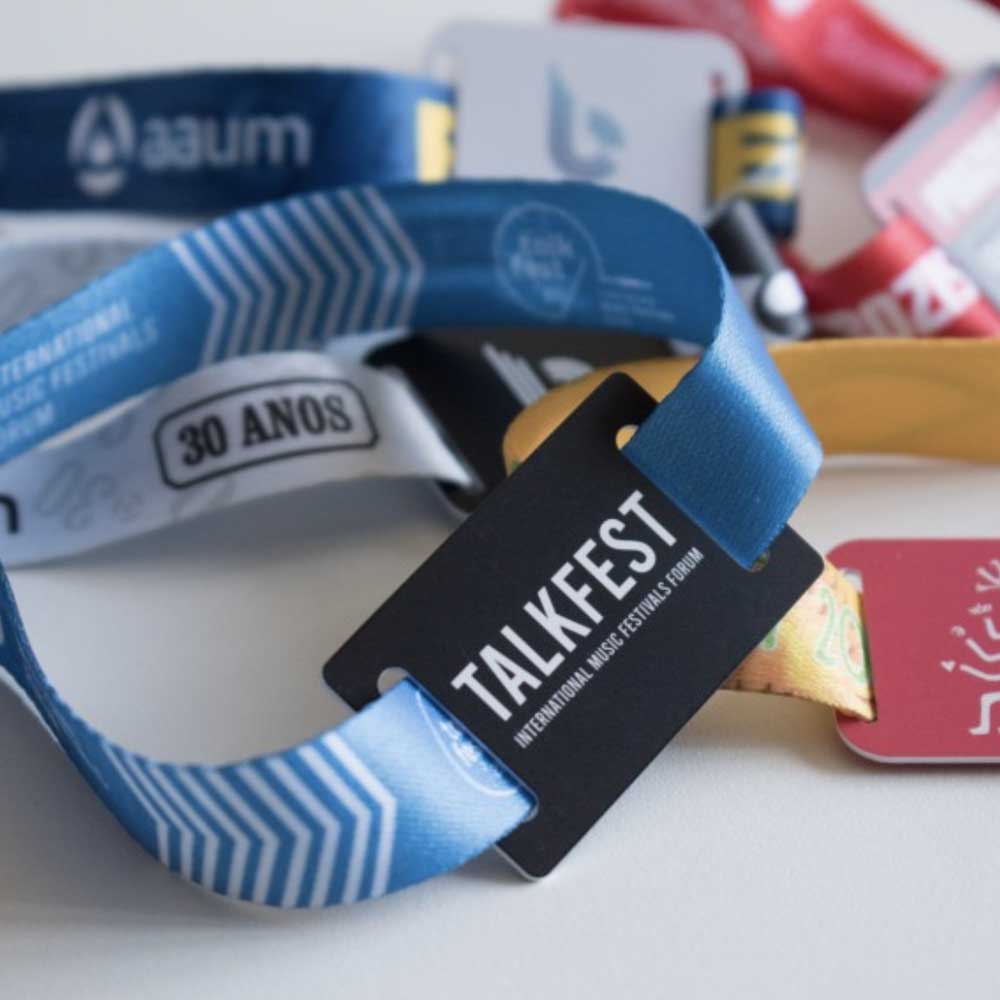 'Custom Full color Printed Tag Wristbands '