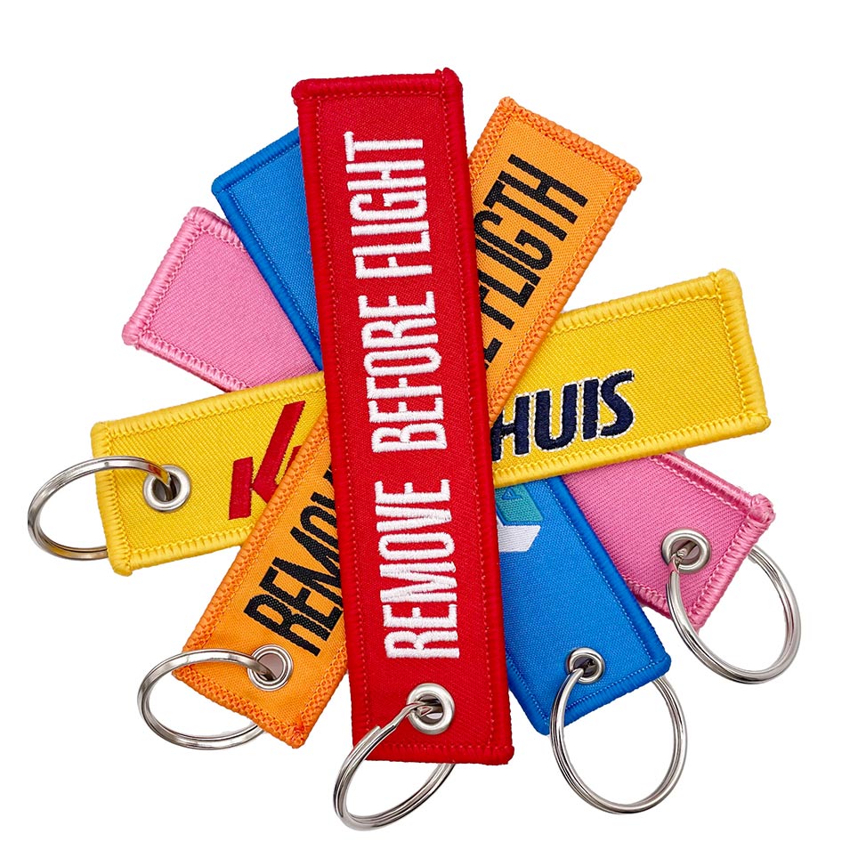 Woven Embroidered Keyring page