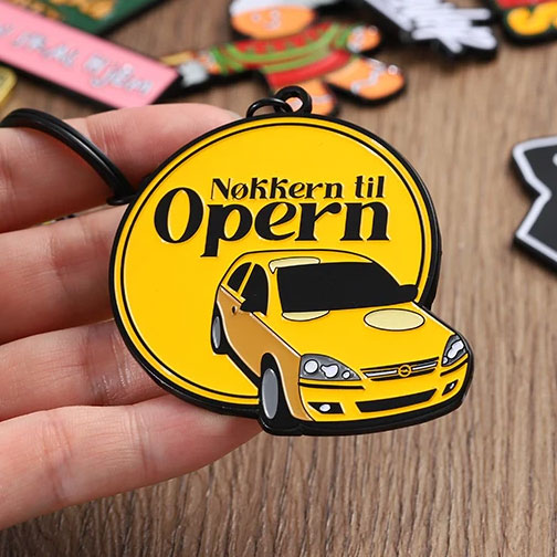 Custom Enamel Keyring page