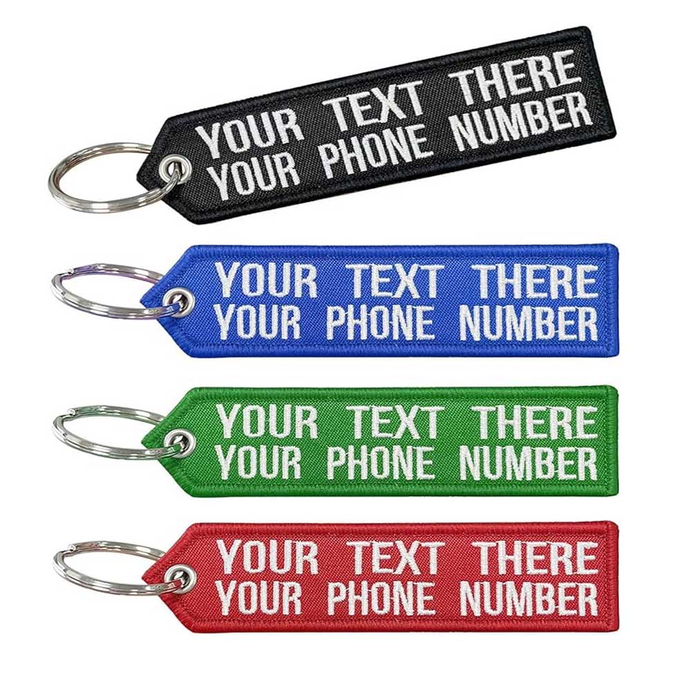 Woven Embroidered Keyring thumb 280