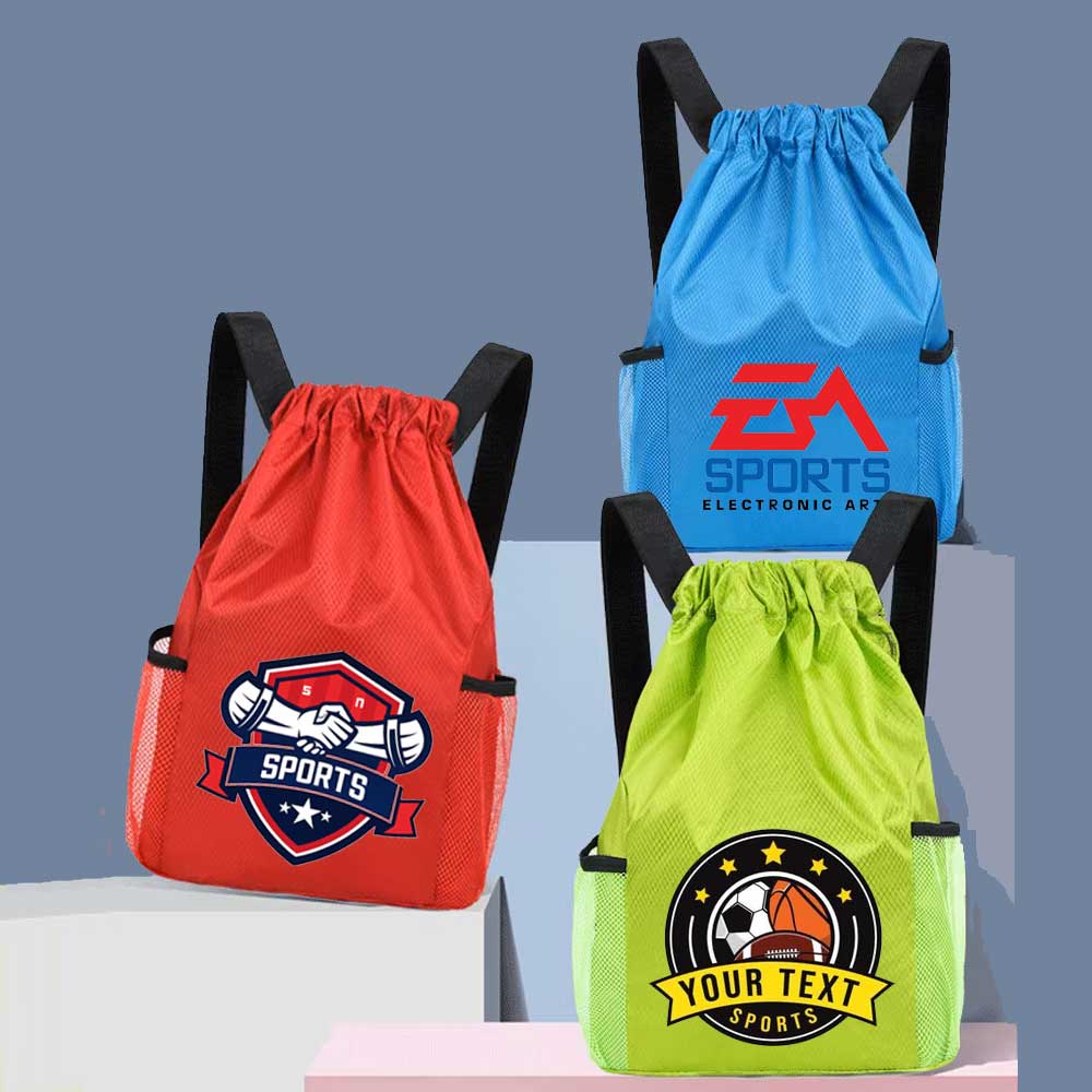Basketball Drawstring Backpack with Side Pocket thumb 306