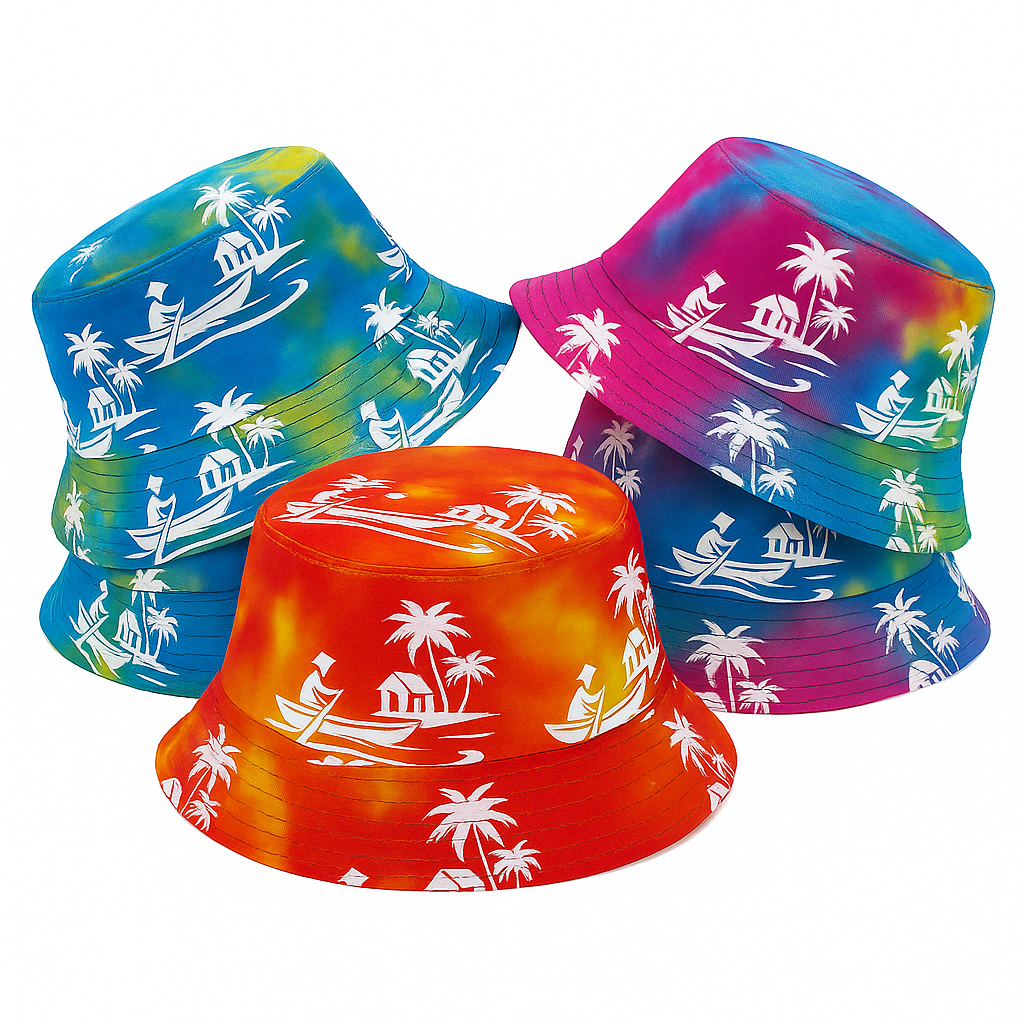Custom Full Color Bucket Hat – All-Over Logo Print page