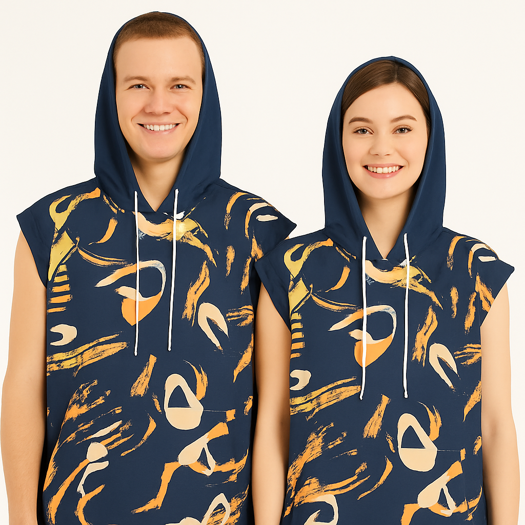 Unisex 250G Lightweight Sleeveless Hoodie
